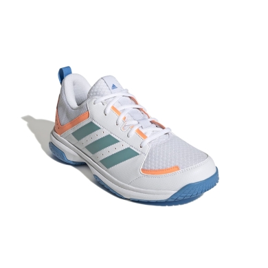 adidas Indoor Shoes Ligra 7 white/blue Women